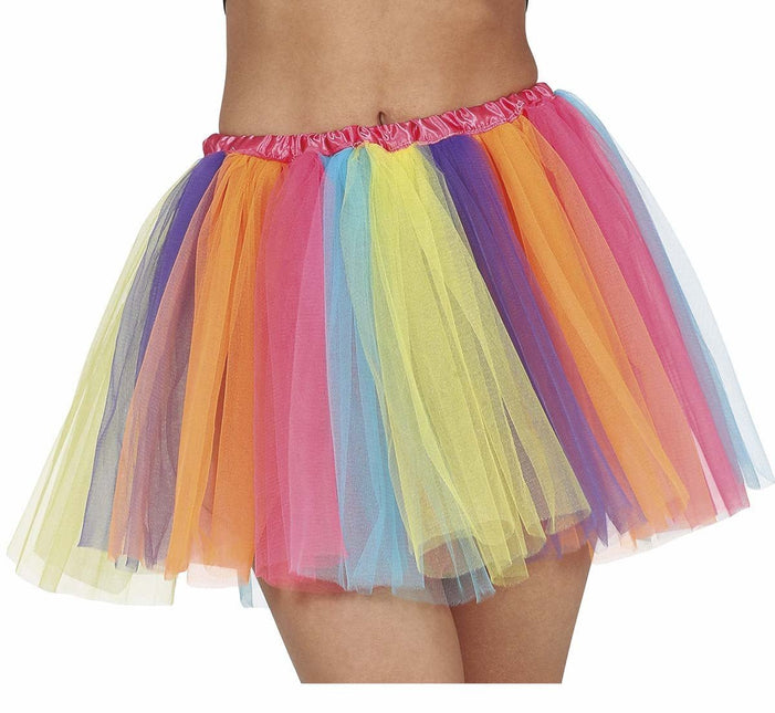 Gekleurde Tutu van Fiestas Guirca koop je bij Partywinkel