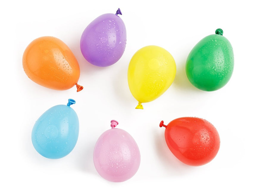 Gekleurde Waterballonnen Latex 8cm 100st van Partydeco koop je bij Partywinkel