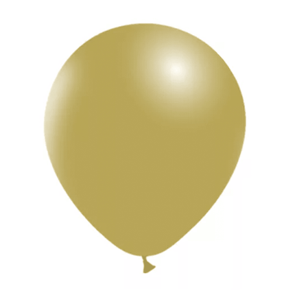 Gele Ballonnen Mosterd 30cm 10st van Balloonia koop je bij Partywinkel