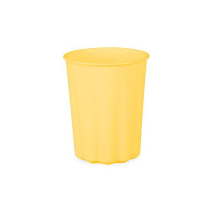 Gele Beker Herbruikbaar 220ml 4st van Partydeco koop je bij Partywinkel