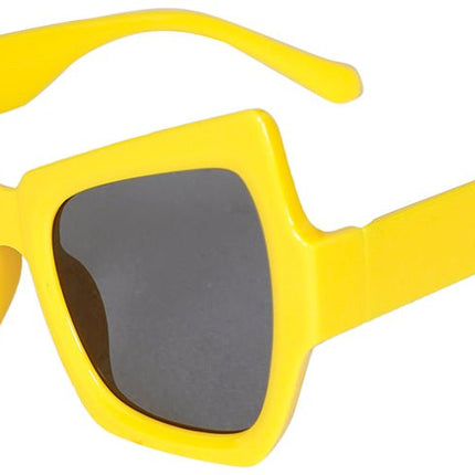 Gele Bril Asymmetrisch van Fiestas Guirca koop je bij Partywinkel