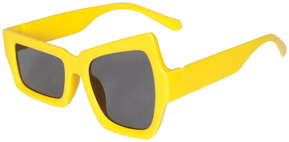 Gele Bril Asymmetrisch van Fiestas Guirca koop je bij Partywinkel