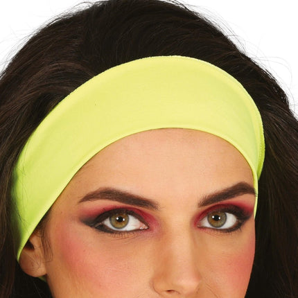 Gele Hoofdband van Fiestas Guirca koop je bij Partywinkel