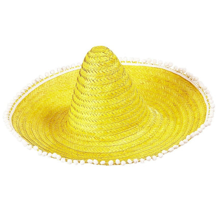 Gele Sombrero 50cm van Widmann koop je bij Partywinkel
