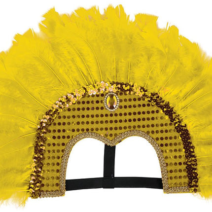Gele Tooi Veren En Glitters van Fiestas Guirca koop je bij Partywinkel