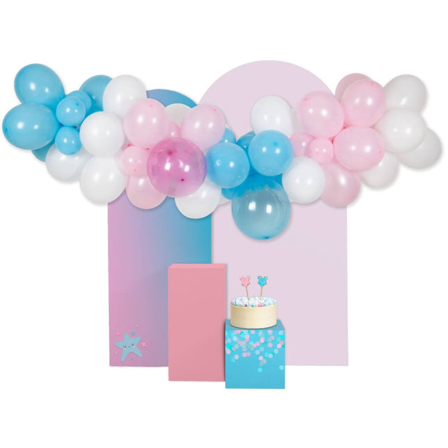 Gender Reveal Ballonnenboog van Folat koop je bij Partywinkel