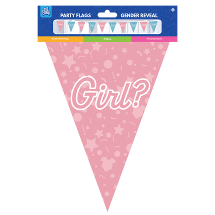 Gender Reveal Slinger Boy Or Girl 10m van Paper Dreams koop je bij Partywinkel