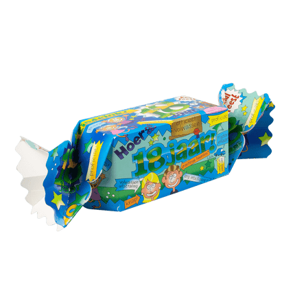 Geschenkdoosje 18 Jaar 26cm van Paper Dreams koop je bij Partywinkel