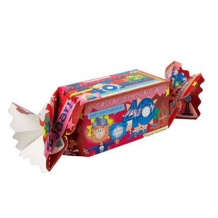 Geschenkdoosje 40 Jaar Man 26cm van Paper Dreams koop je bij Partywinkel