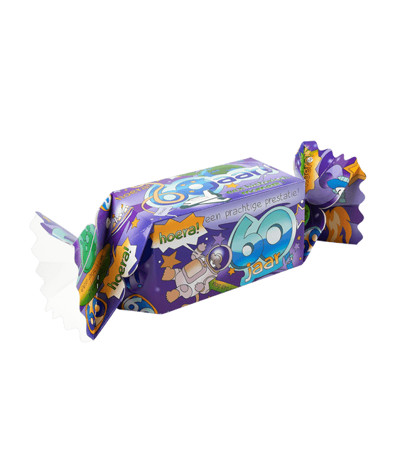 Geschenkdoosje 60 Jaar 26cm van Paper Dreams koop je bij Partywinkel