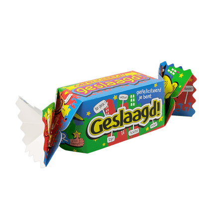 Geschenkdoosje Geslaagd 26cm van Paper Dreams koop je bij Partywinkel