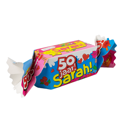 Geschenkdoosje Sarah 50 Jaar 26cm van Paper Dreams koop je bij Partywinkel