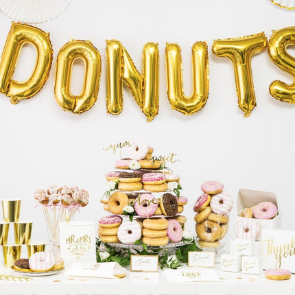 Geschenkdoosjes Thank You Goud 6cm 10st van Partydeco koop je bij Partywinkel