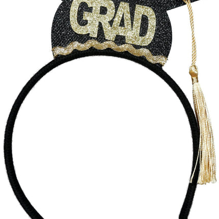 Geslaagd Haarband Zwart Goud van Fiestas Guirca koop je bij Partywinkel