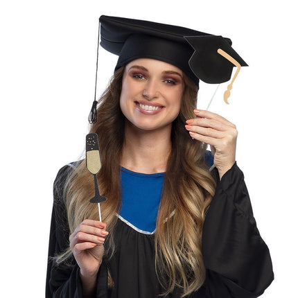 Geslaagd Photobooth Props 10st van Boland koop je bij Partywinkel