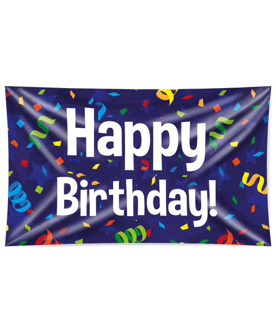 Gevelvlag Happy Birthday 1,5m van Paper Dreams koop je bij Partywinkel