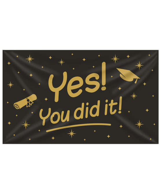 Gevelvlag You Did It 150cm van Paper Dreams koop je bij Partywinkel