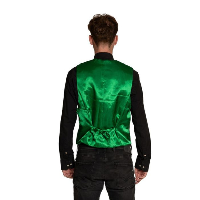 Gilet + Strik Groen van Partychimp koop je bij Partywinkel