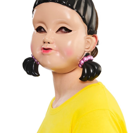Girl Doll Masker – Squid Game van Rubies koop je bij Partywinkel