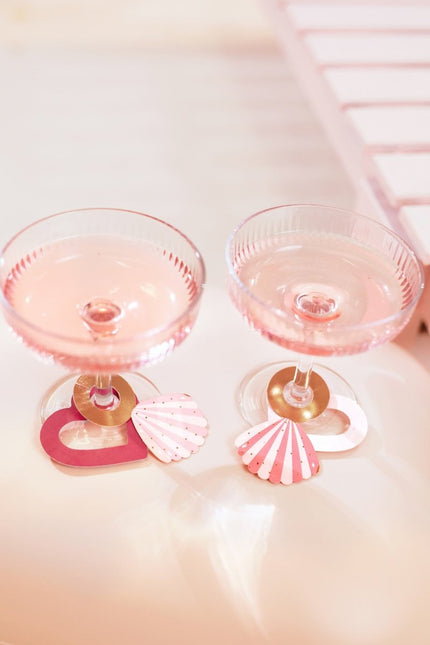 Glasmarkers Bride 10st van Partydeco koop je bij Partywinkel