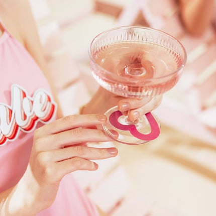 Glasmarkers Hartjes 10st van Partydeco koop je bij Partywinkel