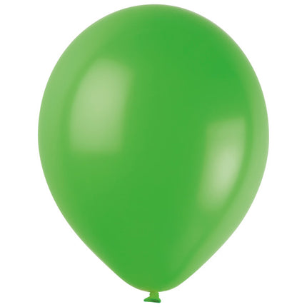 Limegrønne balloner, 30 cm, 50 stk.
