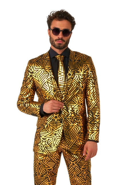 Goud Sterren Pak Heren OppoSuits van OppoSuits koop je bij Partywinkel