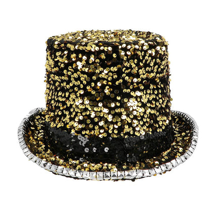 Goud Zilveren Hoed Pailletten van Boland koop je bij Partywinkel