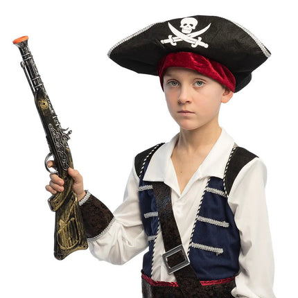 Goud Zilveren Nep Pistool 50cm van Boland koop je bij Partywinkel
