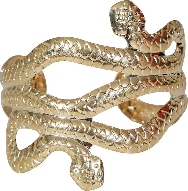 Gouden Armband Slang van Fiestas Guirca koop je bij Partywinkel