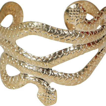 Gouden Armband Slang van Fiestas Guirca koop je bij Partywinkel