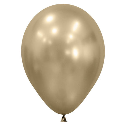 Gouden Ballonnen 23cm 50st van Sempertex koop je bij Partywinkel