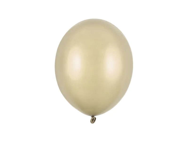 Gouden Ballonnen Metallic Cold Gold 27cm 50st van Partydeco koop je bij Partywinkel