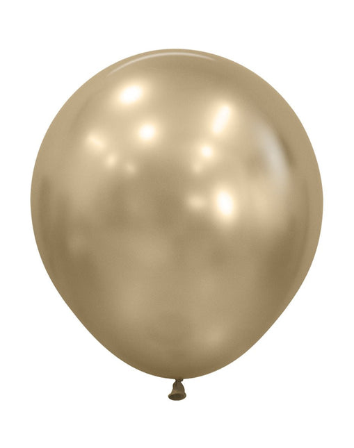 Gouden Ballonnen Silk 45cm 15st van Sempertex koop je bij Partywinkel