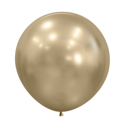 Gouden Ballonnen Silk 61cm 3st van Sempertex koop je bij Partywinkel