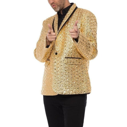 Gouden Blazer Heren van Partychimp koop je bij Partywinkel