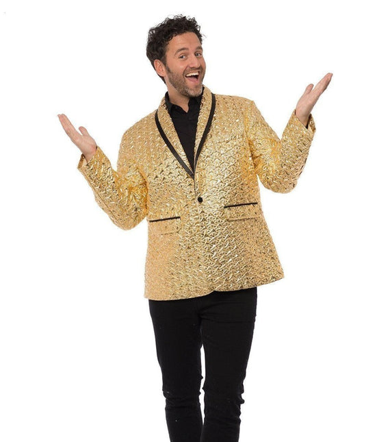 Gouden Blazer Heren van Partychimp koop je bij Partywinkel