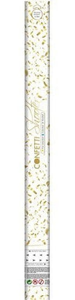 Gouden Confetti Kanon Brandvertragend 60cm van Haza Witbaard koop je bij Partywinkel