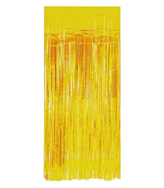 Gouden Deurgordijn Folie 2m van Folat koop je bij Partywinkel