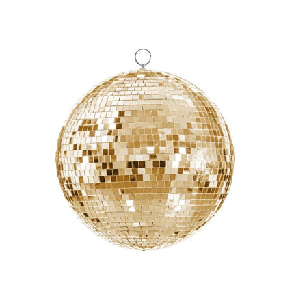 Gouden Discobal 30cm van Partydeco koop je bij Partywinkel