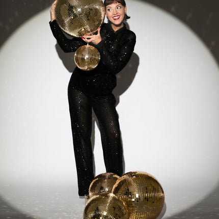 Gouden Discobal 40cm van Partydeco koop je bij Partywinkel