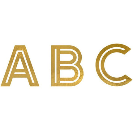 Gouden Glas Stickers 52st van Partydeco koop je bij Partywinkel