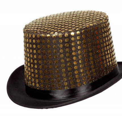 Gouden Hoed Pailletten van Wilbers & Wilbers koop je bij Partywinkel
