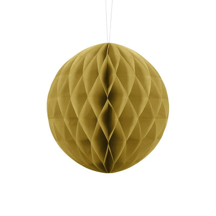 Gouden Honeycomb 20cm van Partydeco koop je bij Partywinkel