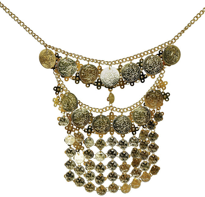 Gouden Ketting Gezicht van Fiestas Guirca koop je bij Partywinkel