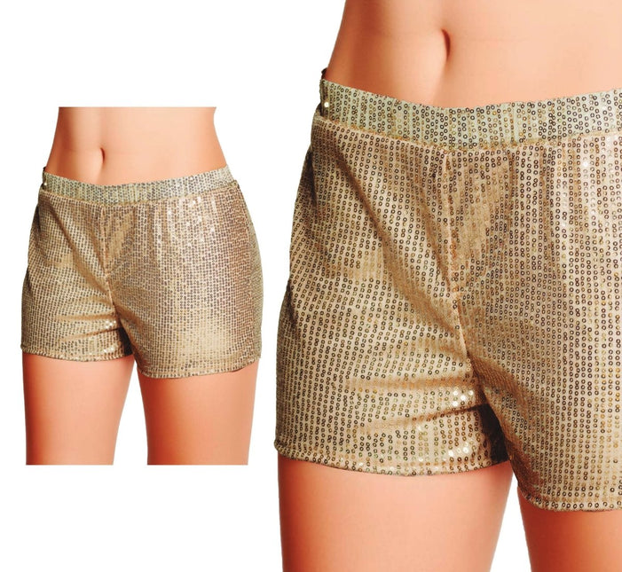 Gouden Korte Broek van Fiestas Guirca koop je bij Partywinkel