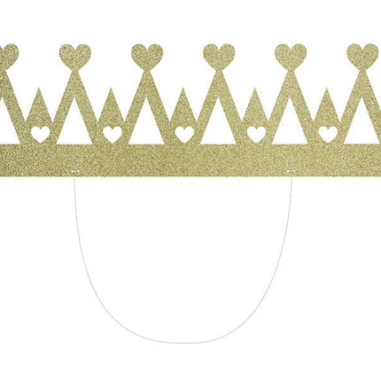 Gouden Kroon Glitter van Partydeco koop je bij Partywinkel