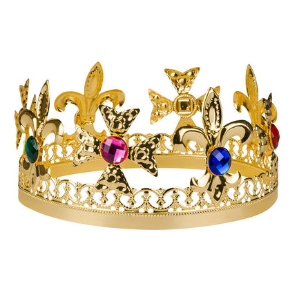 Gouden Kroon Koning 22cm van Boland koop je bij Partywinkel