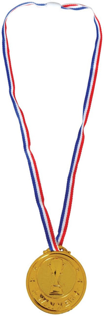 Gouden Medaille 7cm van Fiestas Guirca koop je bij Partywinkel
