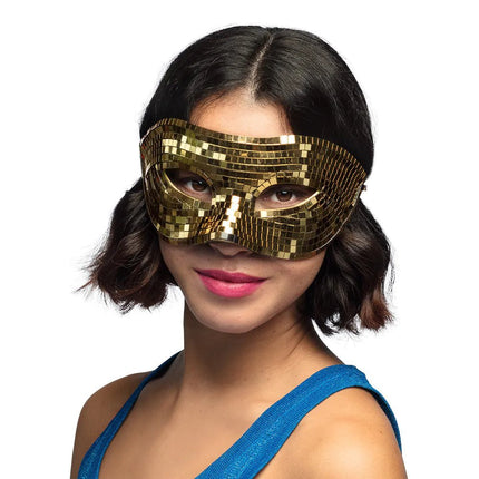 Gouden Oogmasker Disco van Boland koop je bij Partywinkel